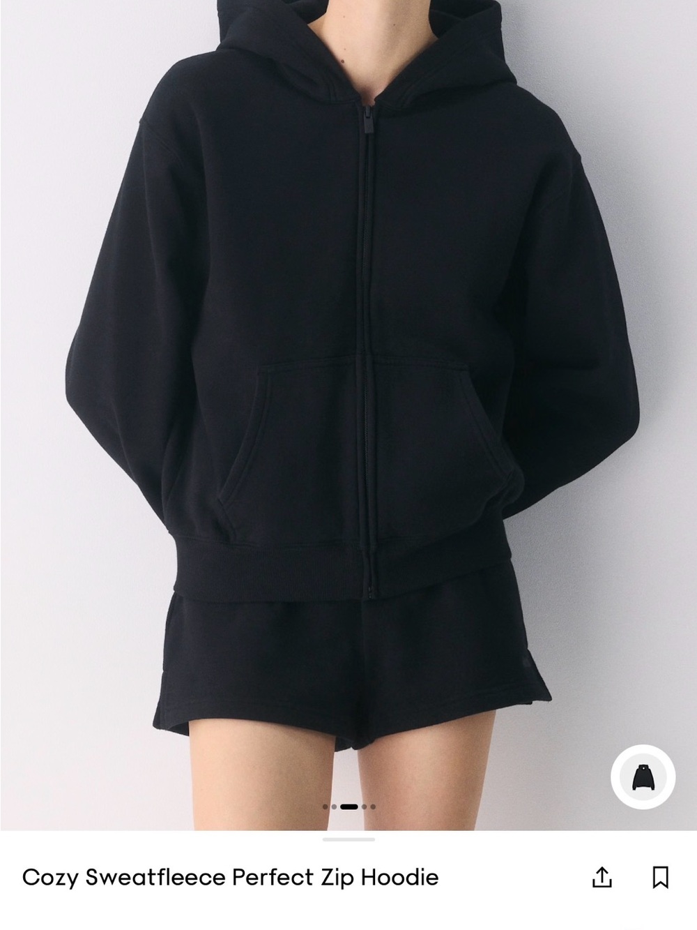 Aritzia perfect zip